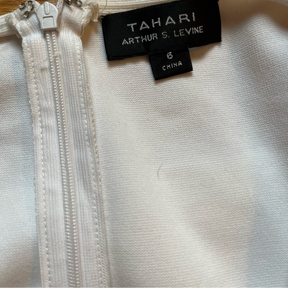 Tahari ASL white romper size 6 - Picture 3 of 5